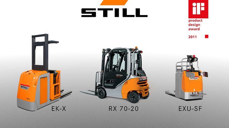 STILL vinnare av tre iF Product Design Award