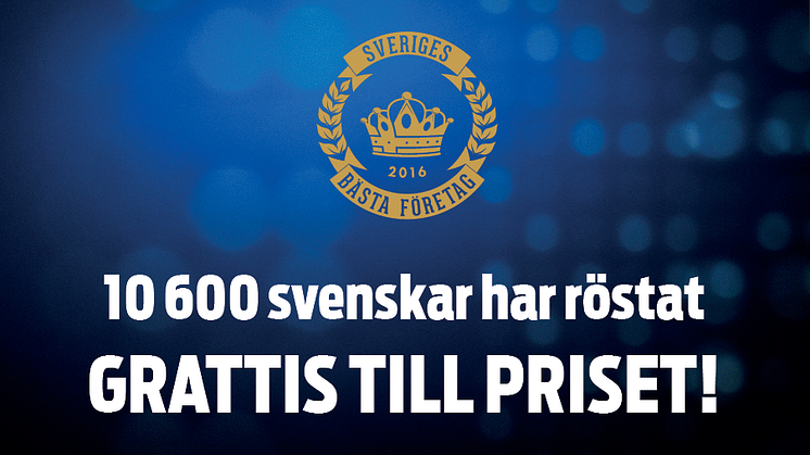 Fritidsresor är Sveriges bästa företag 2016
