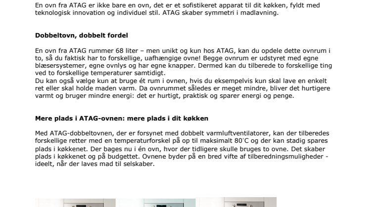 Dobbeltovn, dobbelt fordel 