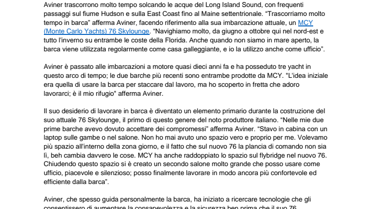 Raymarine: Vita di bordo 