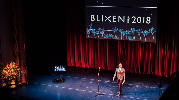 Blixenprisen 2018. Abdel Aziz Mahmoud. Fotograf: Peter Kirkeskov Rasmussen