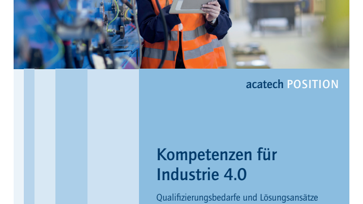 acatech Position Kompetenzentwicklung Industrie 4.0