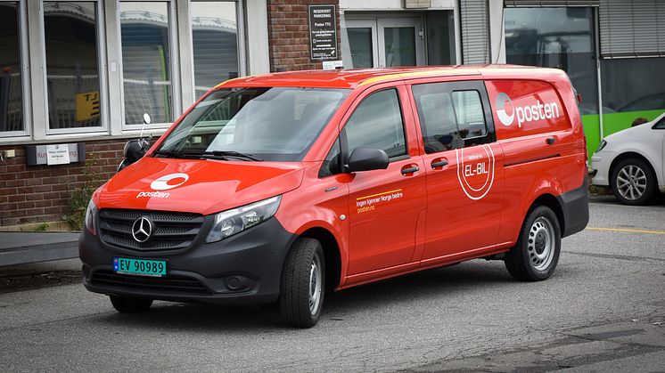 Mercedes eVito. FOTO: Birger Morken / Posten