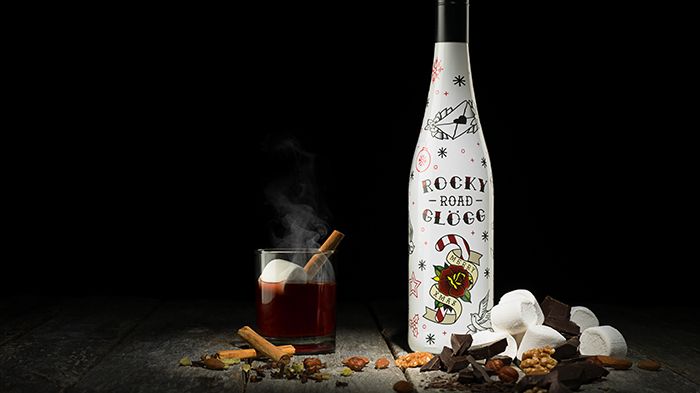 Rocky Road Glögg maistuu suklaalle, pähkinöille ja vaahtokarkeille