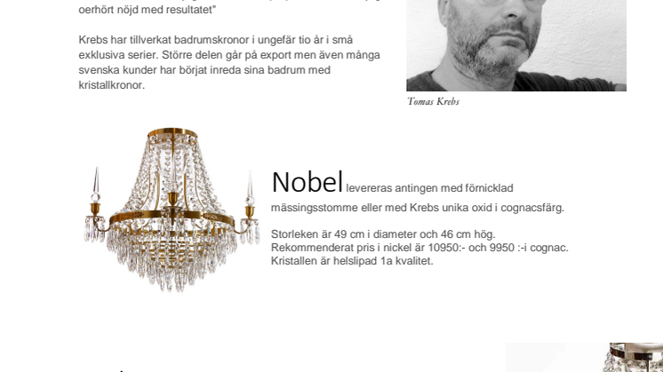 Kristallkrona i badrummet -en våt dröm