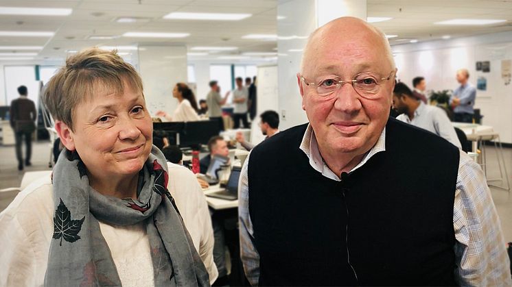 Entreprenörerna Anders och Eva Magnusson, HELP & RESCUE.