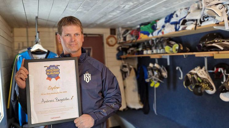 Äkta Hockeyhjälte i Västernorrlands län, Andreas Bergström