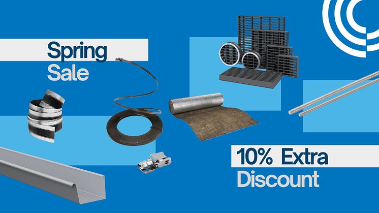 Spring Forward with Lindab's Exclusive Webshop Sale!