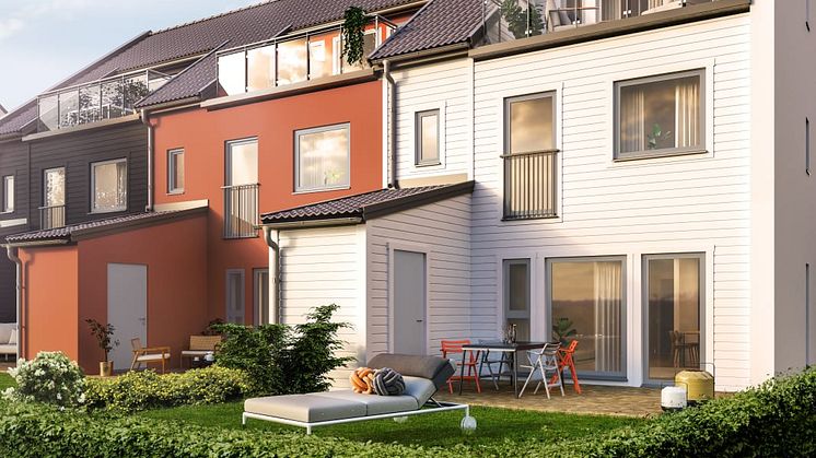 Exempel på radhusmodell, LB-Hus