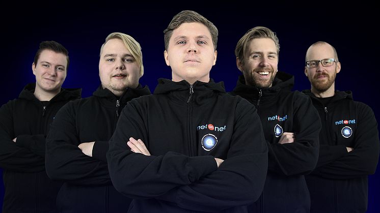 NetOnNets LAN-team som kommer att spela CS:GO på DreamHack i Jönköping