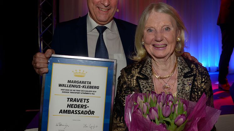Margareta Wallenius-Kleberg Travets Hedersambassadör