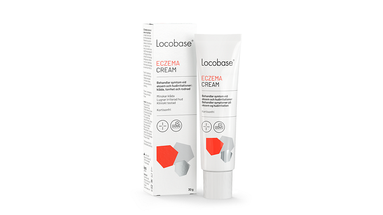 Nyhet! Locobase Eczema Cream – kortisonfri behandling vid symtom på eksem och hudirritation