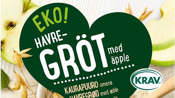 Eko Havregröt med äpple, 6 M