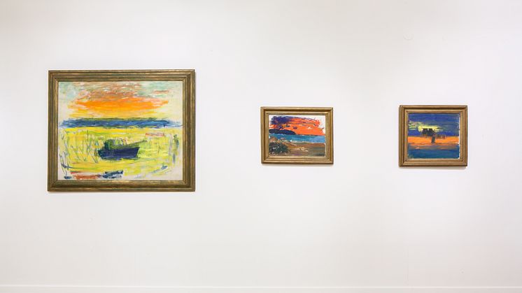 Carl Kylberg - med färgen bortom ytan. Interiörbild, Malmö Konstmuseum.