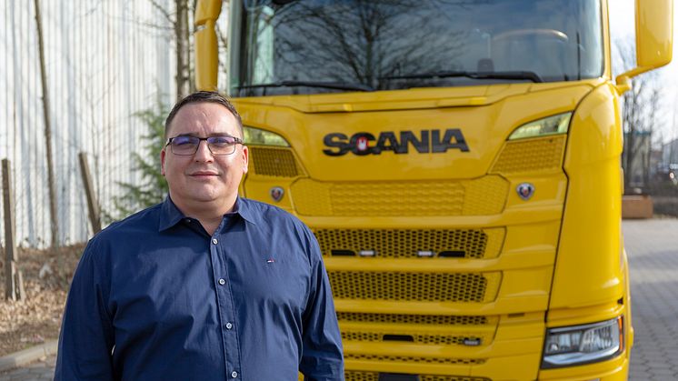 Marko Ruttkowski, Inhaber von acargo in Hamburg, nutzt die Finanzierungsdienstleistungen der Scania Finance.
