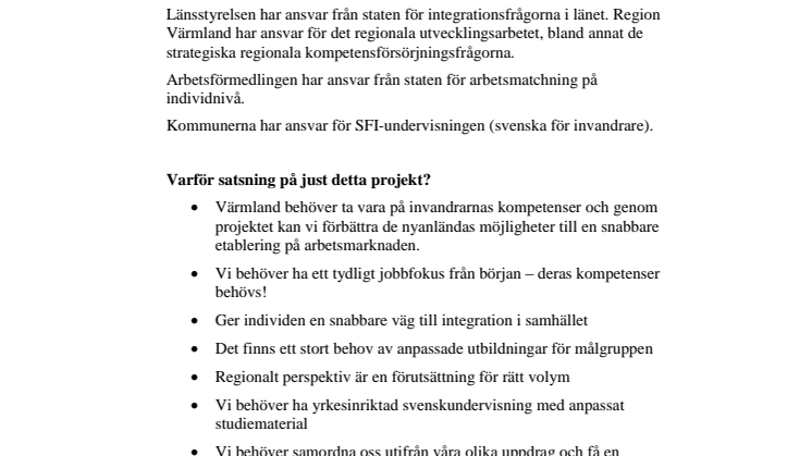 Faktaunderlag Arbetsmarknadsutbildning med integrerad sfi