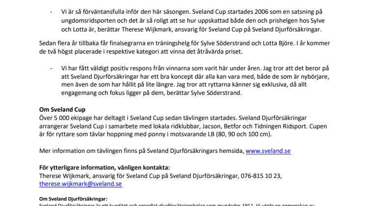 Ponnyryttare hoppas på drömvinst i Växjö