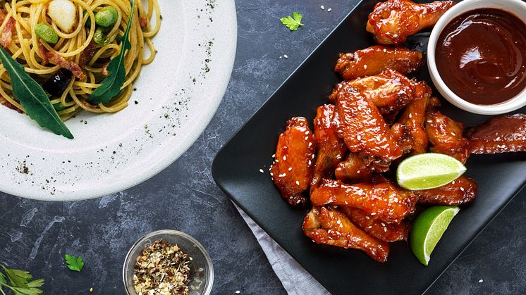 Unlimited Pasta and Chicken Wings