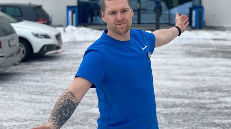 Varehussjef Steve Andersen