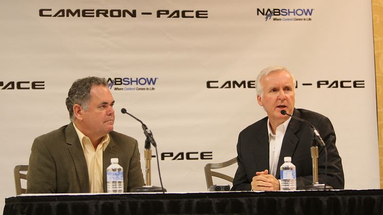 James Cameron and Vince Pace