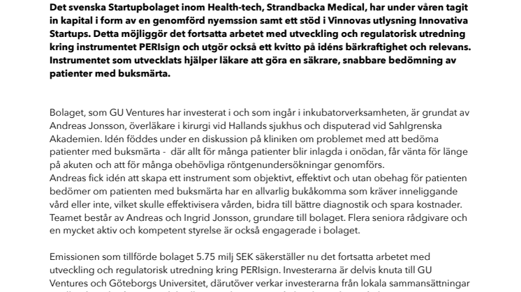 Strandbacka Medical tar in kapital och rustar för utveckling ML 220707.pdf