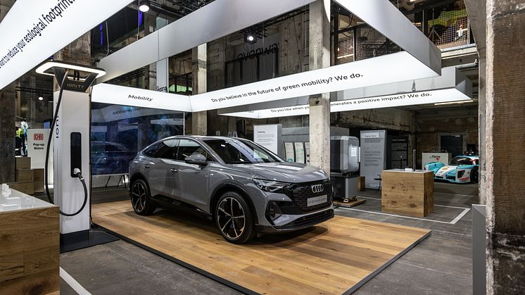Audi viser klima-fokus hele vejen rundt om produktet på GREENTECH FESTIVAL