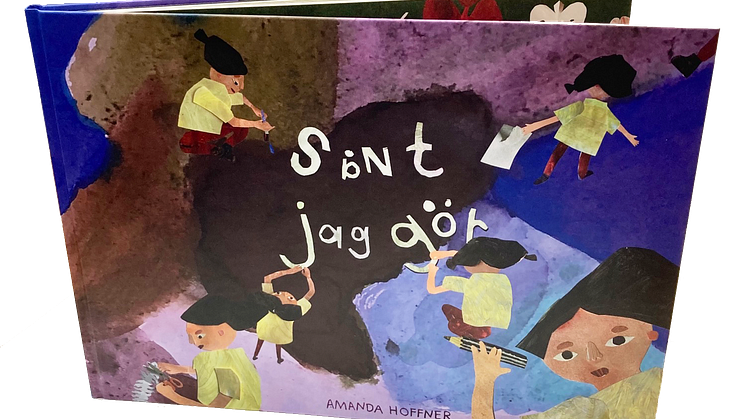Amanda Hoffners nyligen publicerad barnbok "Sånt jag gör"