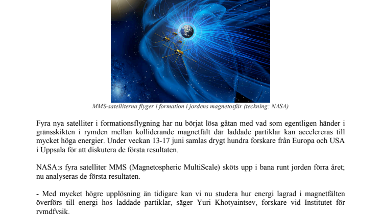 Rymdforskare samlas i Uppsala