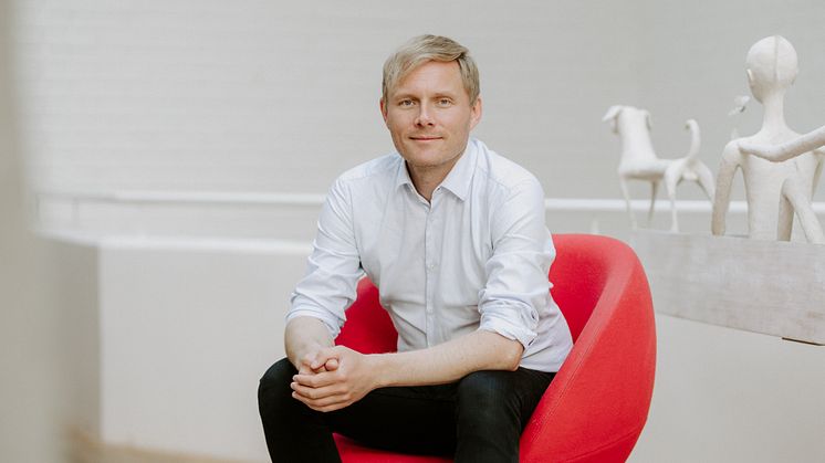 Styereleder i Norsk Komponistforening, Jørgen Karlstrøm, ser fram til å møte og samarbeide med den nye kultur- og likestillingsministeren og KUD. Foto: Renate Madsen / NKF