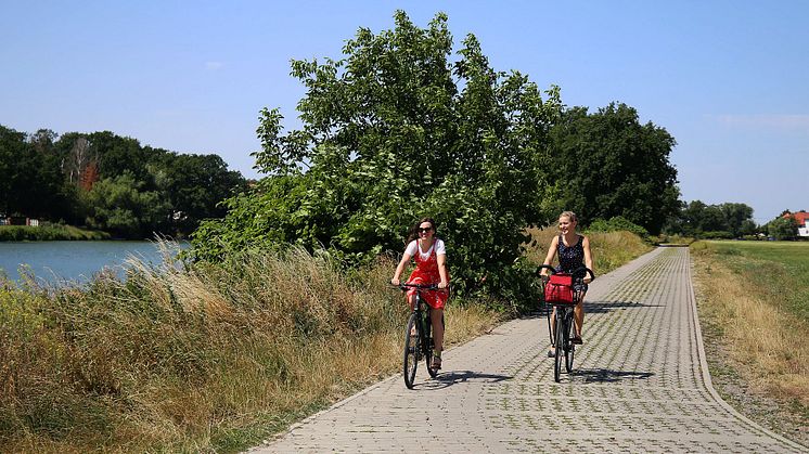 Fahrradtour entlang der Mulde bei Dehnitz