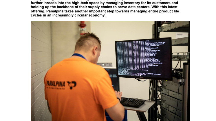 Panalpina powers digital data centers through procuring and owning inventory for tech companies