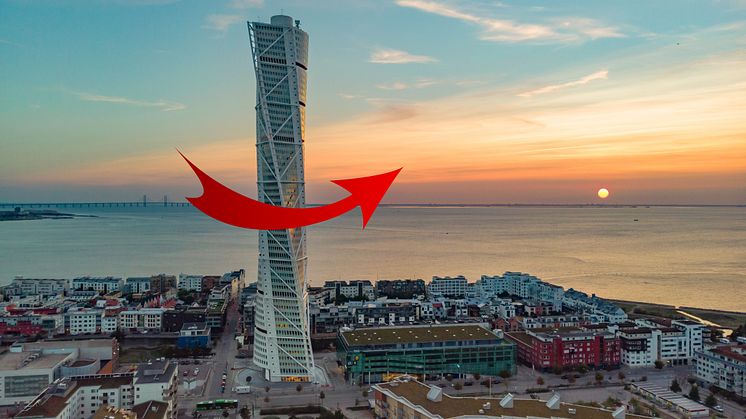 Turning Torso ska vridas tillbaka för att uppmärksamma HSB 100 år.