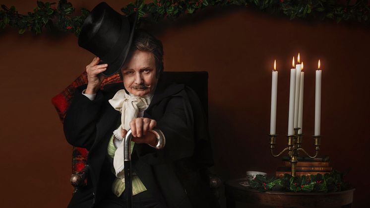 Maria Kulle som Scrooge i "En julsaga". Premiär 1 december 2018. Foto: Sophie Håkansson.  