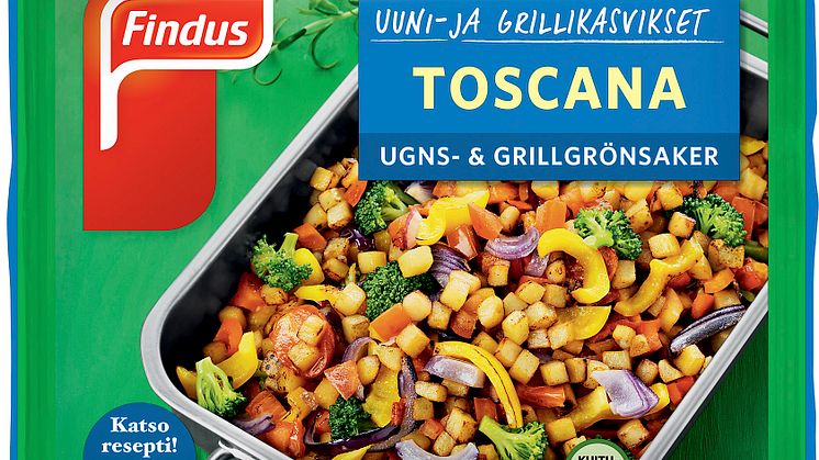 Uuni- ja grillikasvikset Toscana 500g
