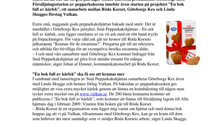 Pepparkakshjärtan ska minska ensamhet 