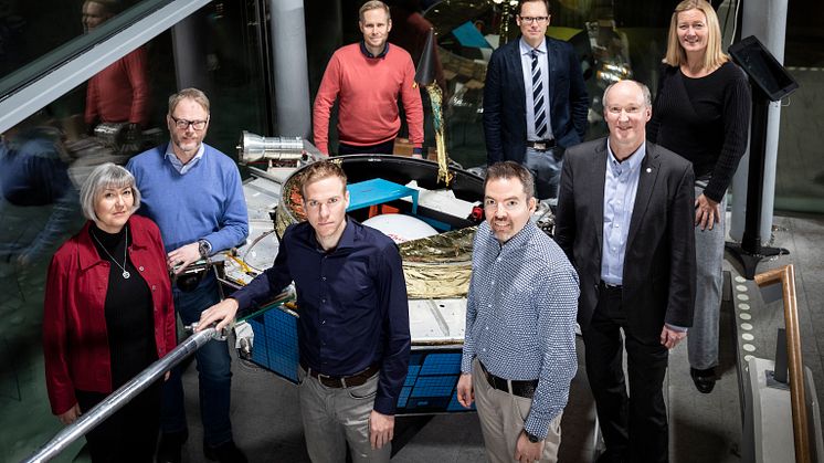 Delar av projektledningen för RIT 2021, som leds av Luleå tekniska universitet. Foto: Fredric Alm