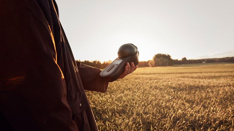 GrainSense måler protein, vandindhold, olie og kulhydrat i byg, hvede, havre, rug og raps. Foto: PR.