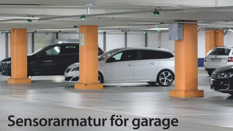 Sensorarmaturen som ger upp till 95 procents energibesparing i garage