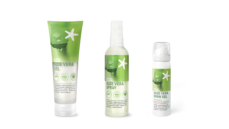 Sommartips! Svalka, lugna och återfukta huden med CCS Aloe Vera