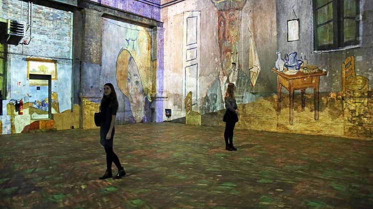 Kunstkraftwerk Leipzig -Van Gogh experience - Foto Andreas Schmidt