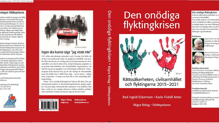 I boken Den onödiga flyktingkrisen - rättssäkerheten, civilsamhället och flyktingarna 2015 - 2021 beskrivs rättsosäkerheten i asylprocesserna men också civilsamhällets insatser för flyktingarna.