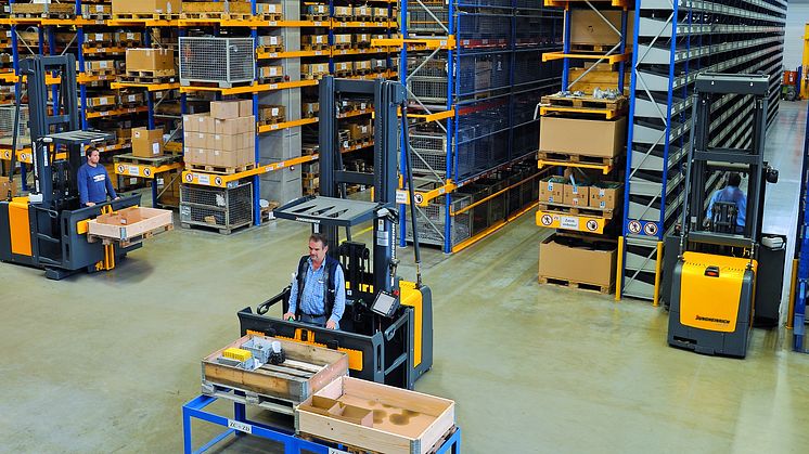 Jungheinrich dubbel utställare på LogiMAT 2014