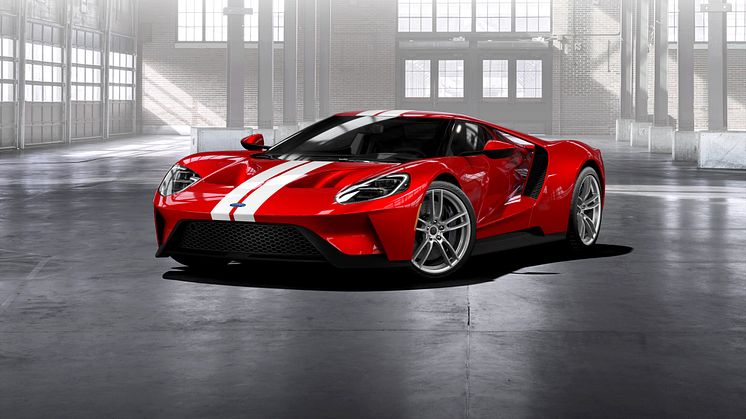 Ford åpner offisielt for søknader om kjøp av superbilen Ford GT