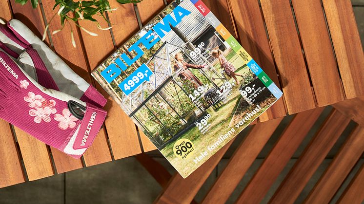 I dag kommer Biltema med ny vår – og sommerkatalog