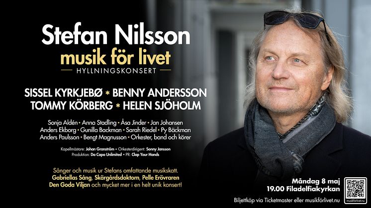 KONSERT. Musik för livet - en unik hyllningskonsert för pianisten och kompositören Stefan Nilsson