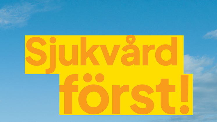 Sjukvård först! - SD presenterar budgetförslag för Västra Götalandsregionen. 