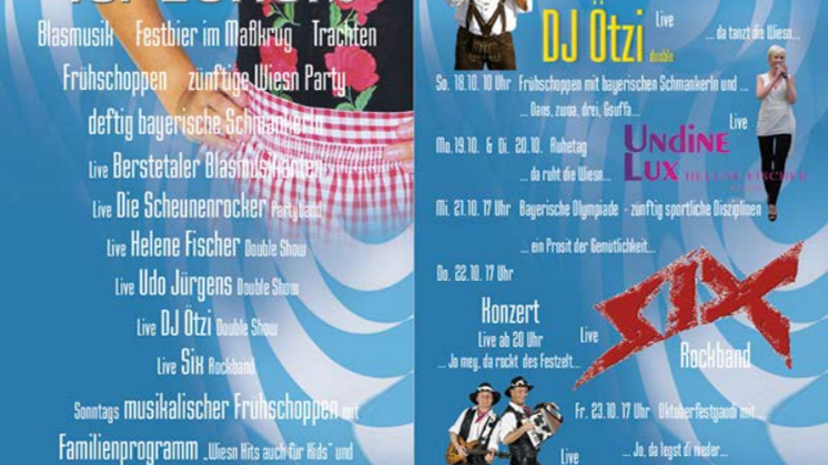 12. Oktoberfest vom 16. bis 25. Oktober 2015 auf dem Campus der Technischen Hochschule Wildau