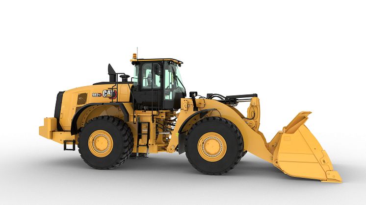 Cat 982 XE hjullastare studiobild