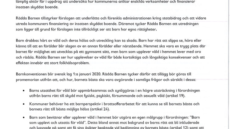 Ny modell för statsbidrag inom brottsofferområdet