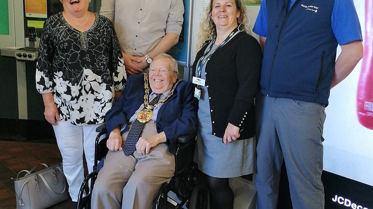 Launch of Oxted North Downs Way display
